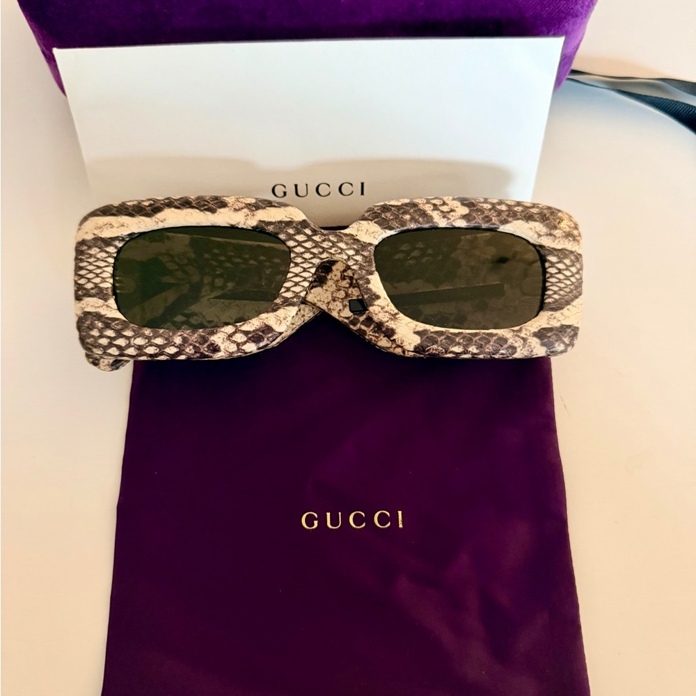 Gucci Genuine Python Sunglasses - Picture 14 of 14